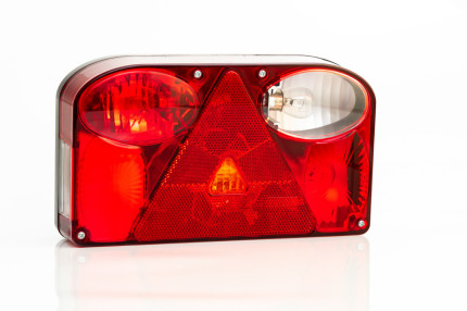 Lampa spate dreapta 7 functii fristom ft-089 p - 238x138x55mm - Lampa spate cu bec incandescent dreptunghiulara cu 7 functii, dimensiuni 238x138x55 mm