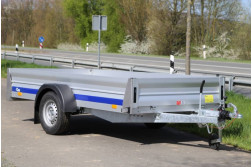 Blyss ALUMINA L1 remorca pentru marfa  franata 1300 kg
  monoax cu sarcina utila de 1005 kg
 si dimensiuni utile de 310x155x33cm