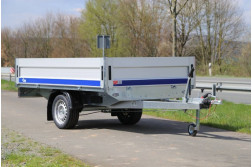 Blyss AMAZONE I remorca pentru marfa  franata 1350 kg
  monoax cu sarcina utila de 1030 kg
 si dimensiuni utile de 260x150x40cm