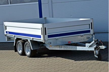 Blyss amazone iii - remorca pentru marfa 2700 kg
in 2 axe cu sarcina utila de 2300 kg
si dimensiuni utile de 260x150x40cm