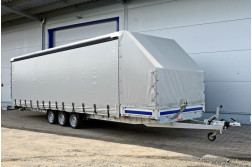 Blyss VICTORIA 3-AXE PERDEA platforma auto  franata 3500 kg  in 3 axe cu sarcina utila de 2100 kg si dimensiuni utile de 850x205x200cm