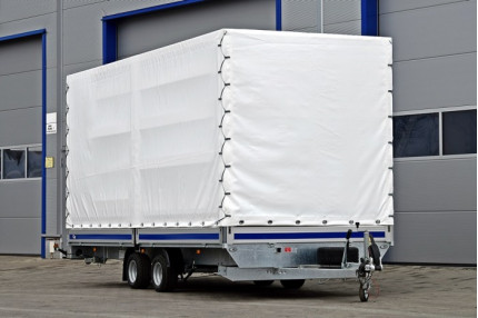 Blyss atlas prelata - remorca transport 2600 kg
  in 2 axe cu sarcina utila de 1800 kg
 si dimensiuni utile de 520x210x40cm