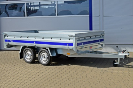 Blyss bh752516t simpla - remorca usoara 750 kg
in 2 axe cu sarcina utila de 475 kg
si dimensiuni utile de 254x160x38cm
