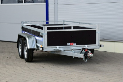 Blyss bork 752513th - remorca usoara 750 kg in 2 axe cu sarcina utila de 474 kg si dimensiuni utile de 250x130x50cm