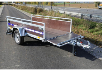 Blyss BORK 752513 remorca usoara  nefranata 750 kg
  monoax cu sarcina utila de 550 kg
 si dimensiuni utile de 250x130x50cm