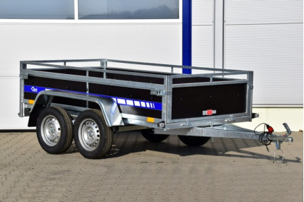 Blyss bork 752513t - remorca usoara 750 kg  in 2 axe cu sarcina utila de 504 kg si dimensiuni utile de 250x130x50cm