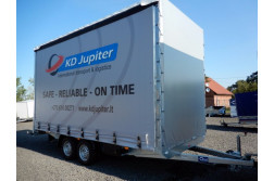 Blyss C3551C remorca transport  nefranata 3500 kg
  in 2 axe cu sarcina utila de 2150 kg
 si dimensiuni utile de 510x225x250cm