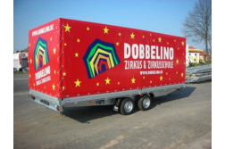 Blyss C3561A remorca transport  franata 3500 kg
  in 2 axe cu sarcina utila de 2310 kg
 si dimensiuni utile de 610x210x200cm