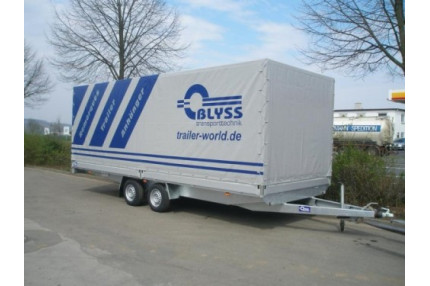 Blyss c3561b - remorca transport 3500 kg
  in 2 axe cu sarcina utila de 2100 kg
 si dimensiuni utile de 610x248x200cm