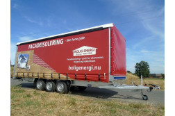 Blyss C3565A 3-AXE USA remorca transport  franata 3500 kg
  in 3 axe cu sarcina utila de 2100 kg
 si dimensiuni utile de 650x210x200cm