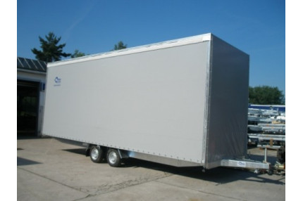 Blyss c3573b - remorca transport 3500 kg
in 2 axe cu sarcina utila de 1825 kg
si dimensiuni utile de 730x248x200cm