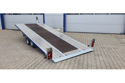 Blyss delta 2745 sk - platforma auto 2700 kg  in 2 axe cu sarcina utila de 2000 kg si dimensiuni utile de 450x203cm