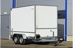 Blyss F2030HTD remorca carosata  franata 2000 kg
  in 2 axe cu sarcina utila de 1350 kg
 si dimensiuni utile de 305x146x180cm