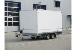 Blyss FC2736HTD remorca carosata  franata 2700 kg
  in 2 axe cu sarcina utila de 1750 kg
 si dimensiuni utile de 360x178x180cm