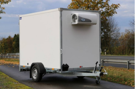 Blyss fk1330h - remorca frigorifica 1300 kg
  monoax cu sarcina utila de 580 kg
 si dimensiuni utile de 296x165x200cm