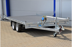 Blyss GALAXY 2740 platforma auto  franata 2700 kg  in 2 axe cu sarcina utila de 2030 kg si dimensiuni utile de 402x212x4cm