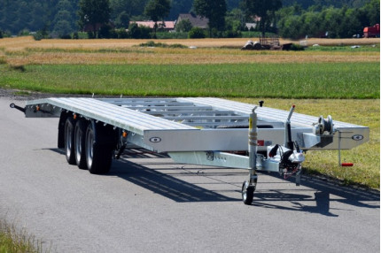 Blyss hamilton 8021 eco 13 - platforma auto 3500 kg  in 3 axe cu sarcina utila de 2550 kg si dimensiuni utile de 800x200cm
