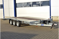 Blyss IMPERIAL 3555NMS 3-AXE platforma auto  franata 3500 kg  in 3 axe cu sarcina utila de 2600 kg si dimensiuni utile de 550x210cm