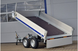 Blyss KIPER K273018A remorca basculabila  franata 2700 kg
  in 2 axe cu sarcina utila de 2060 kg
 si dimensiuni utile de 300x180x40cm