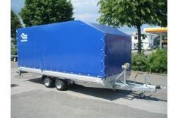 Blyss LIFTER 3000 platforma auto  franata 3000 kg  in 2 axe cu sarcina utila de 1820 kg si dimensiuni utile de 550x210x200cm