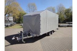 Blyss LENKA RACE DESCHIDERE-3 platforma auto  franata 3000 kg  in 2 axe cu sarcina utila de 1800 kg si dimensiuni utile de 500x210x200cm