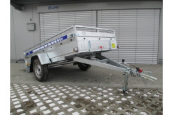 Blyss MAJSTER 7525 remorca usoara  nefranata   monoax cu sarcina utila de 550 kg
 si dimensiuni utile de 245x125x45cm