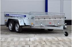 Blyss MAJSTER 7530T remorca usoara  nefranata 750 kg
  in 2 axe cu sarcina utila de 440 kg
 si dimensiuni utile de 300x150x45cm