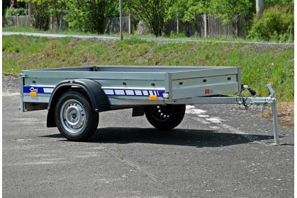 Blyss maxx b - remorca usoara 750 kg monoax cu sarcina utila de 615 kg si dimensiuni utile de 204x121x27cm