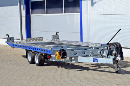 Blyss merkur 3000 - platforma auto 3000 kg  in 2 axe cu sarcina utila de 2300 kg si dimensiuni utile de 460x203x3cm