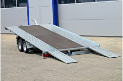 Blyss OLYMPIA 2500 WOOD platforma auto  franata 2500 kg  in 2 axe cu sarcina utila de 1960 kg si dimensiuni utile de 400x195x4cm