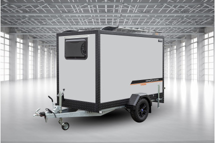 Blyss speedcaravan 320 cross - remorca Caravana Camping 1300 kg  monoax cu sarcina utila de 680 kg
 si dimensiuni utile de 300x146x190cm