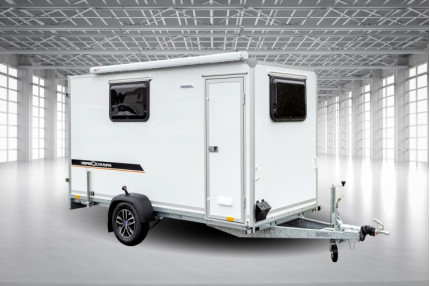 Blyss speedcaravan 421 - remorca Caravana Camping 1300 kg  monoax cu sarcina utila de 686 kg
 si dimensiuni utile de 358x146x190cm