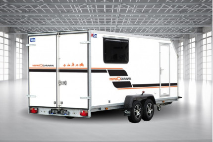 Blyss speedcaravan 510 - remorca Caravana Camping 2700 kg
  in 2 axe cu sarcina utila de 1500 kg
 si dimensiuni utile de 500x200x200cm