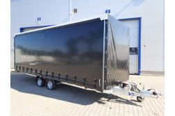 Blyss VICTORIA 700 remorca transport  franata 3500 kg
  in 2 axe cu sarcina utila de 2240 kg
 si dimensiuni utile de cm