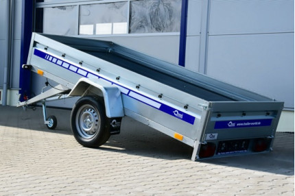 Blyss bl75270 - remorca usoara 750 kg  monoax cu sarcina utila de 580 kg si dimensiuni utile de 270x125x39cm