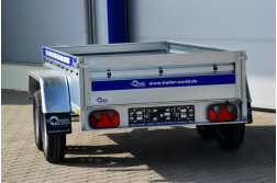 Blyss BL75270T remorca usoara nefranata 750 kg in 2 axe cu sarcina utila de 530 kg si dimensiuni utile de 270x125x39cm Blyss BL75270T remorca usoara nefranata 750 kg in 2 axe cu sarcina utila de 530 kg si dimensiuni utile de 270x125x39cm